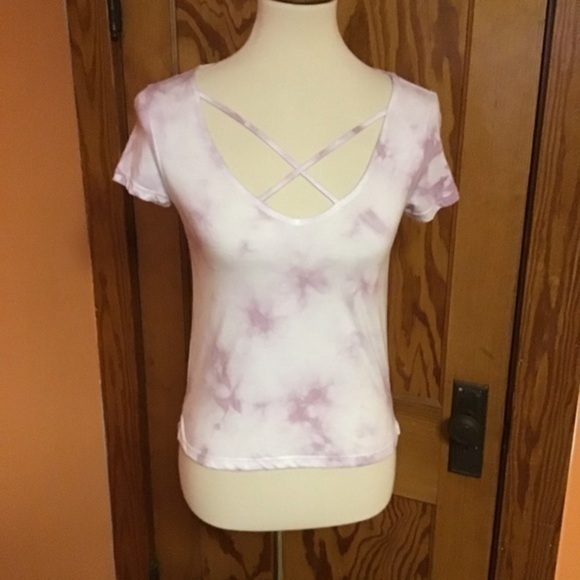 3 for 20 $ bundle Aeropostale hippie chic boho tye dye crop top - Picture 4 of 8